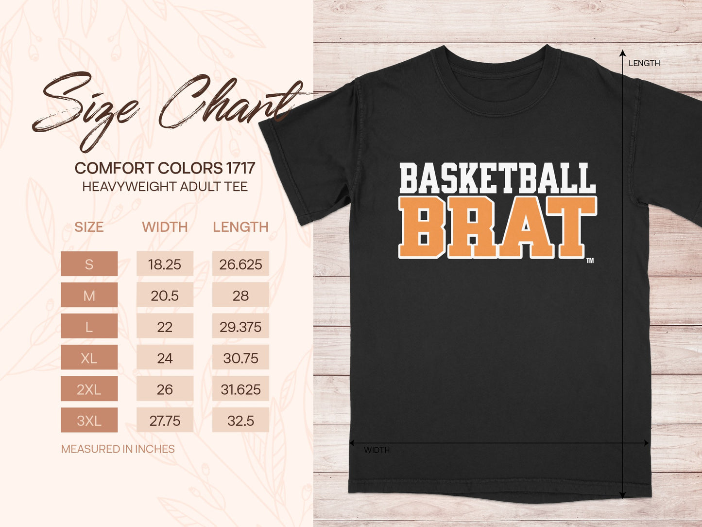 Basketball Brat Comfort Colors 1717 Adult Tee product