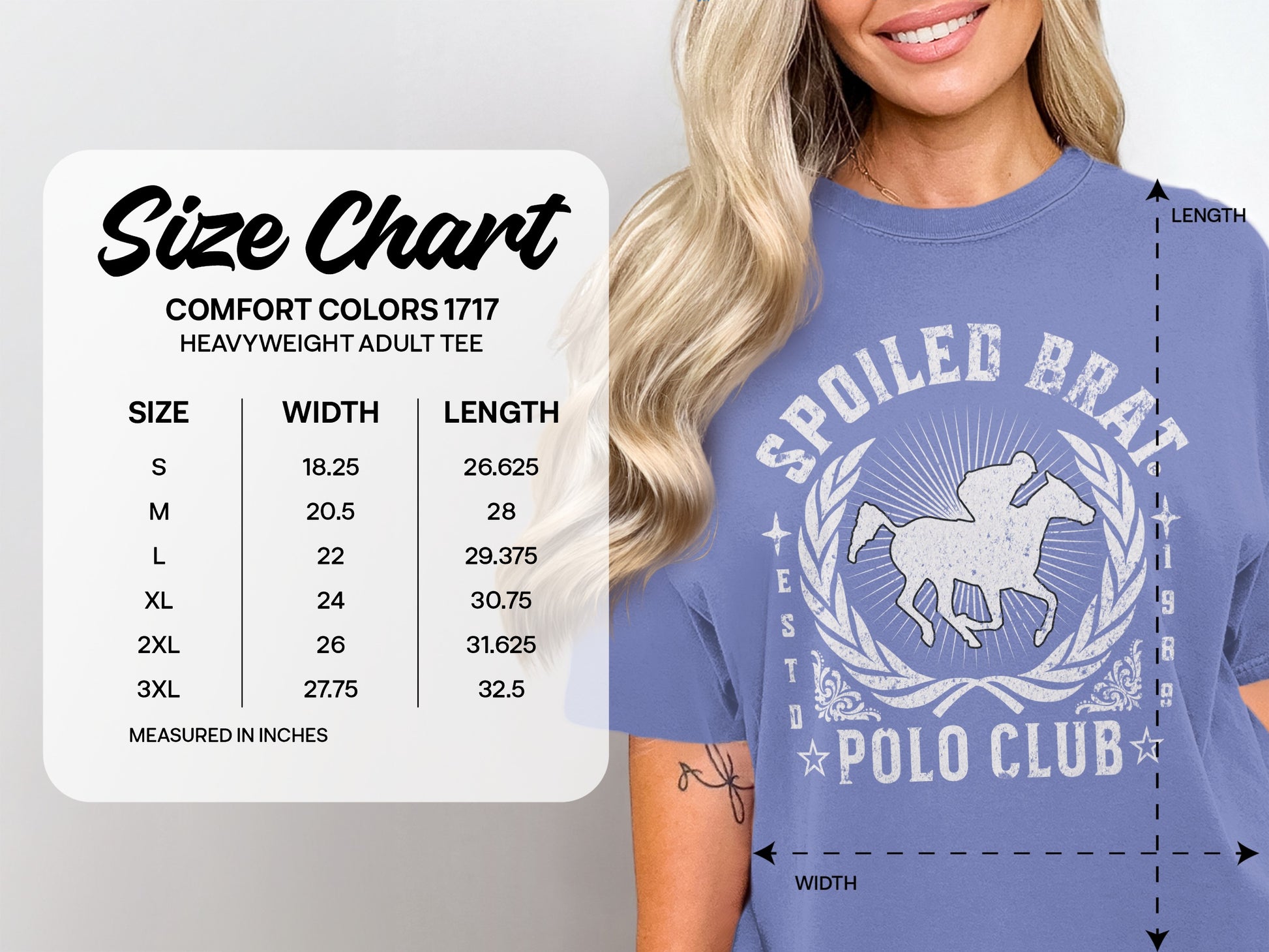 Spoiled Brat Polo Club Heavyweight Adult Tee product