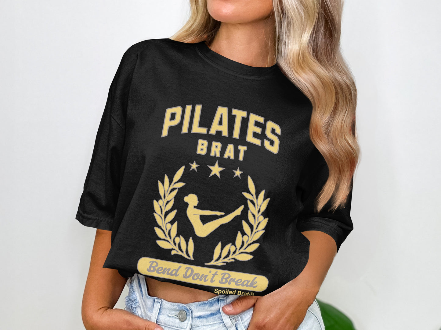 Pilates Brat Bend Don't Break Graphic Tee product