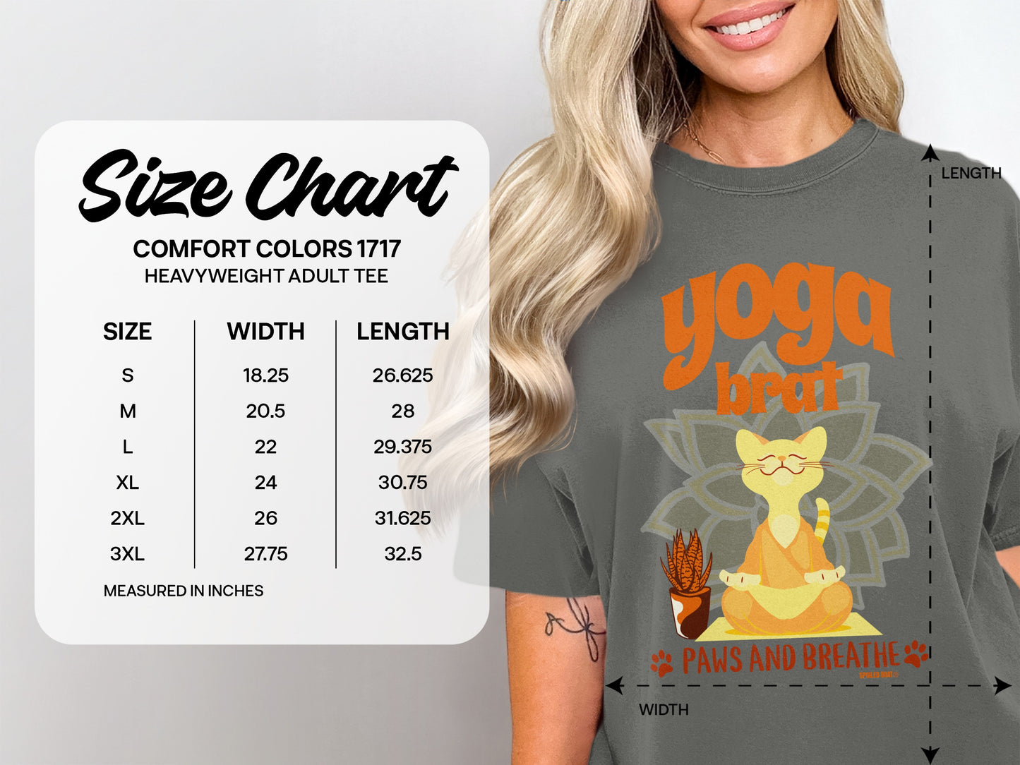 Yoga Breath Paws and Breathe Graphic Tee product