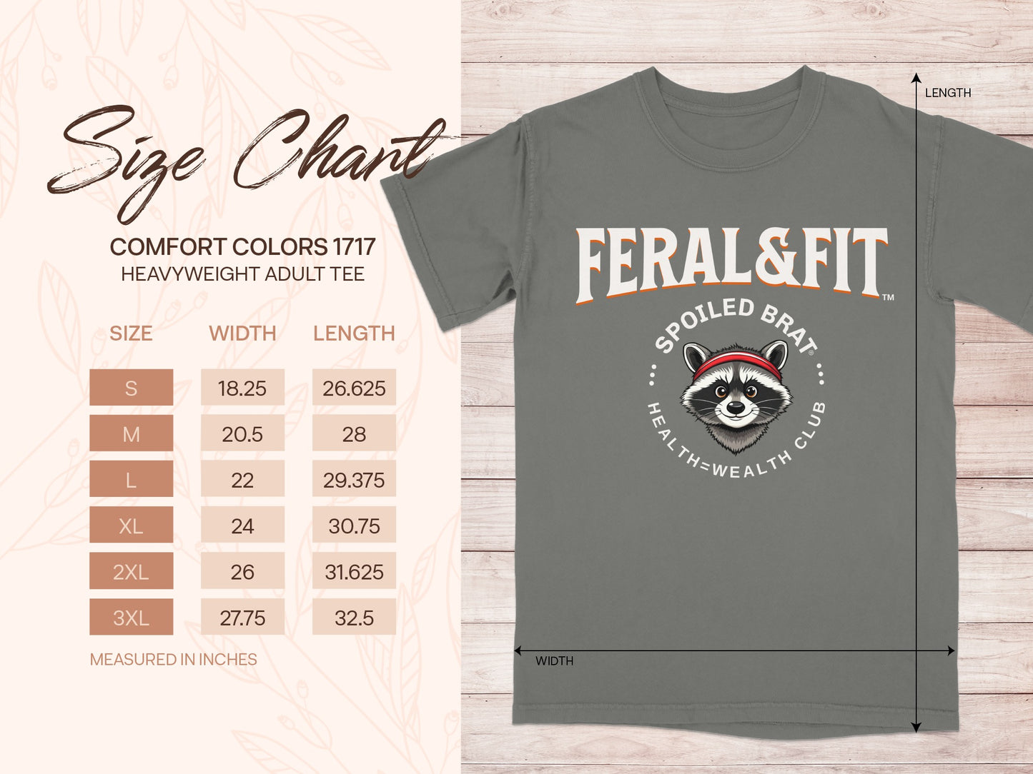 Feral and Fit Spoiled Brat Health Wealth Club product type