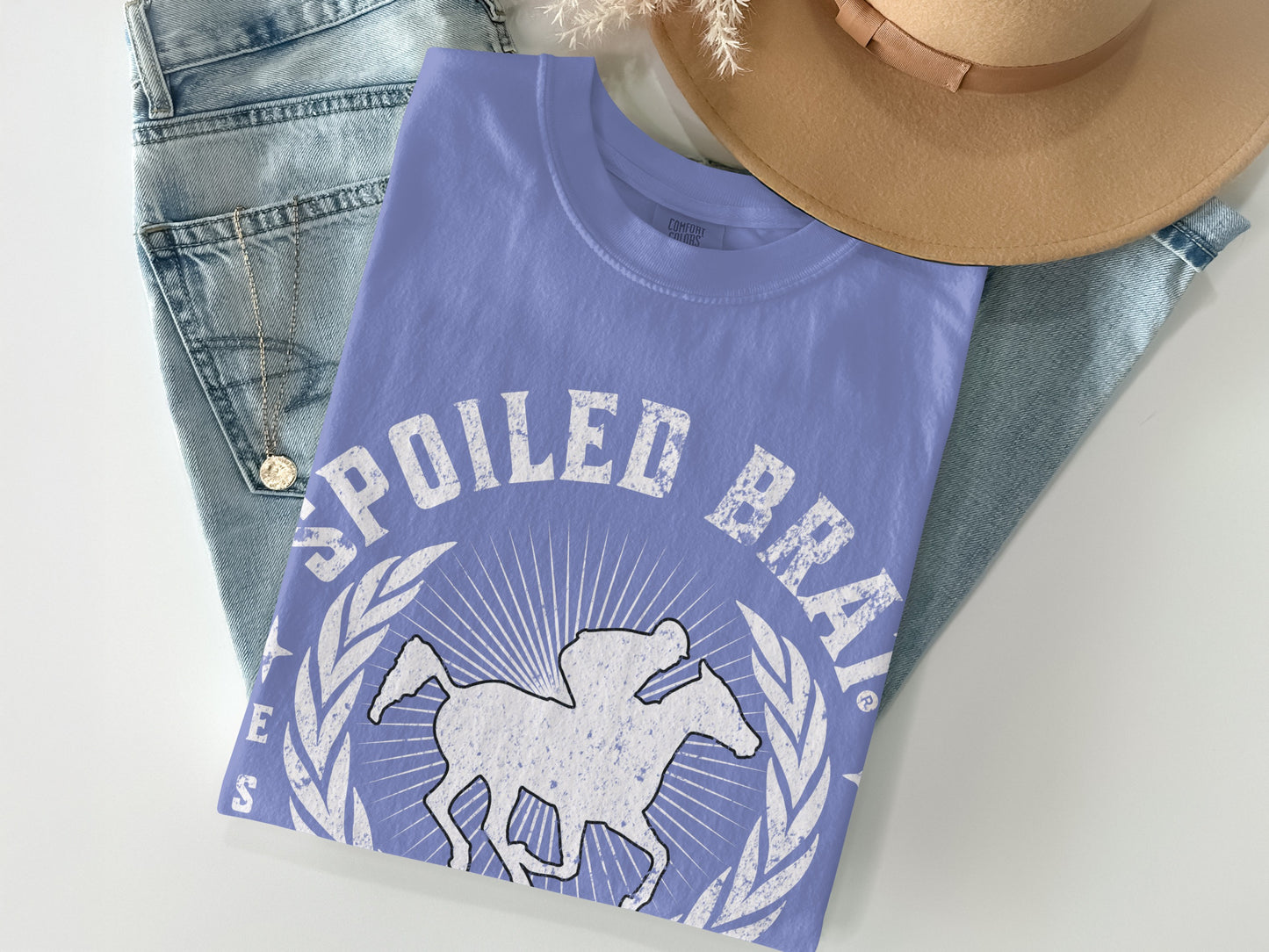 Spoiled Brat Graphic Tee with Horse Design product