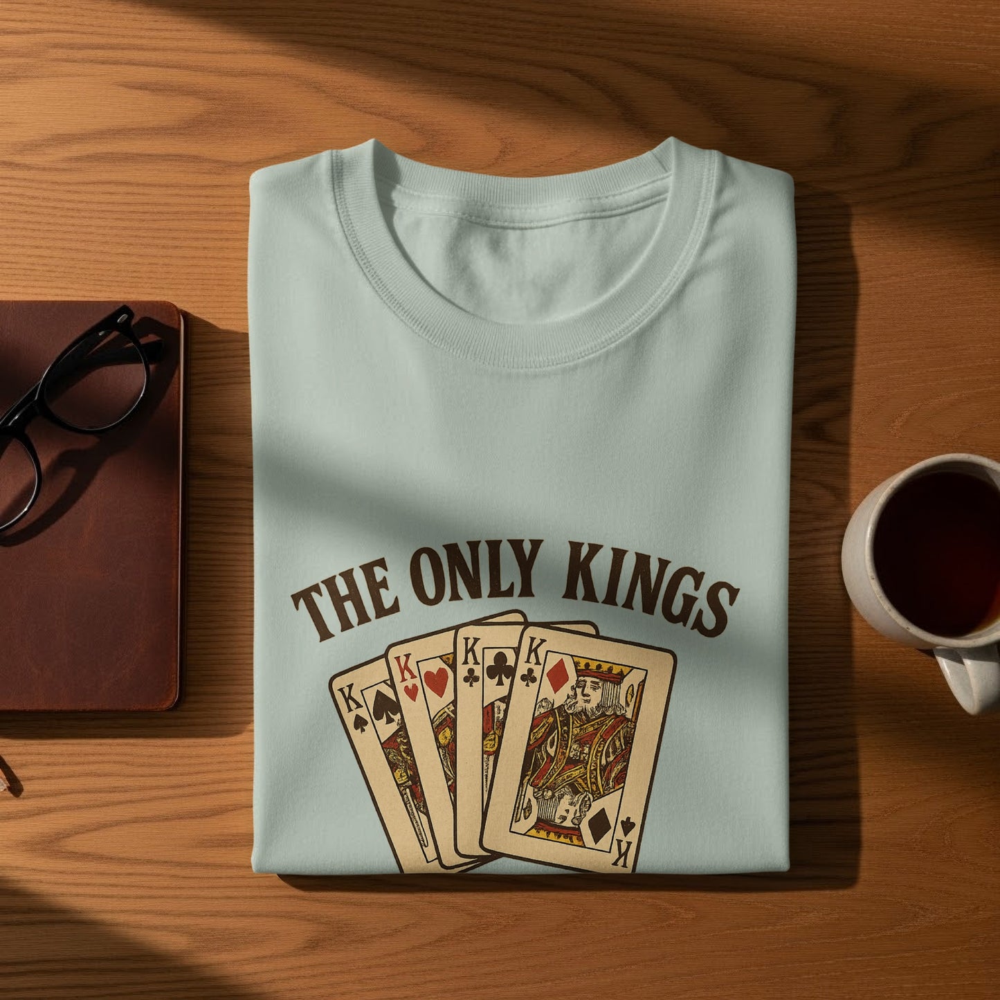 The Only Kings Playing Cards Graphic T-Shirt product type