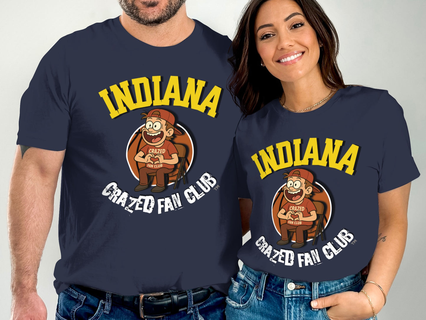 Indiana Crazed Fan Club Graphic Tee Shirt product type