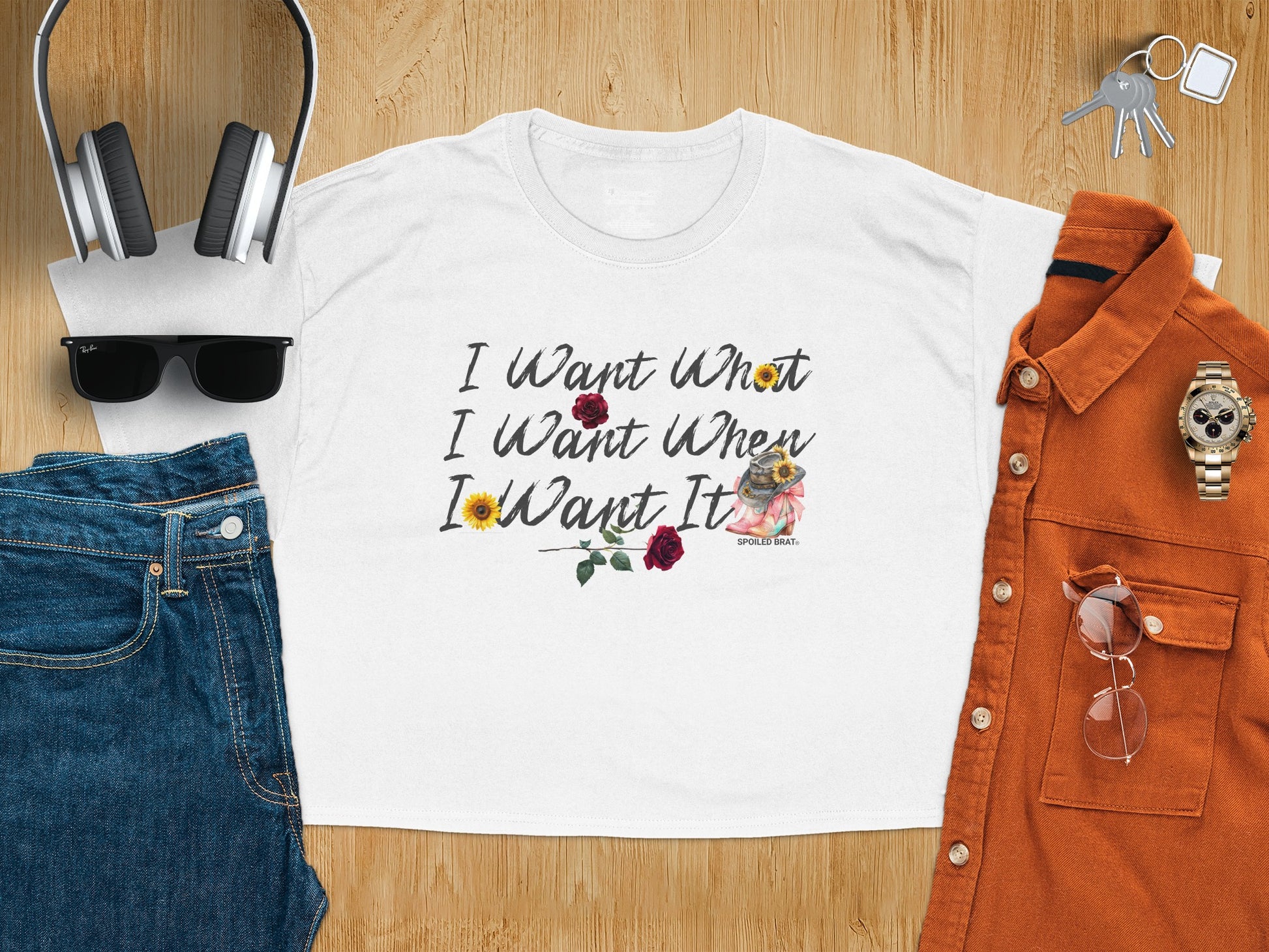 I Want What I Want When I Want It Cropped Tee product