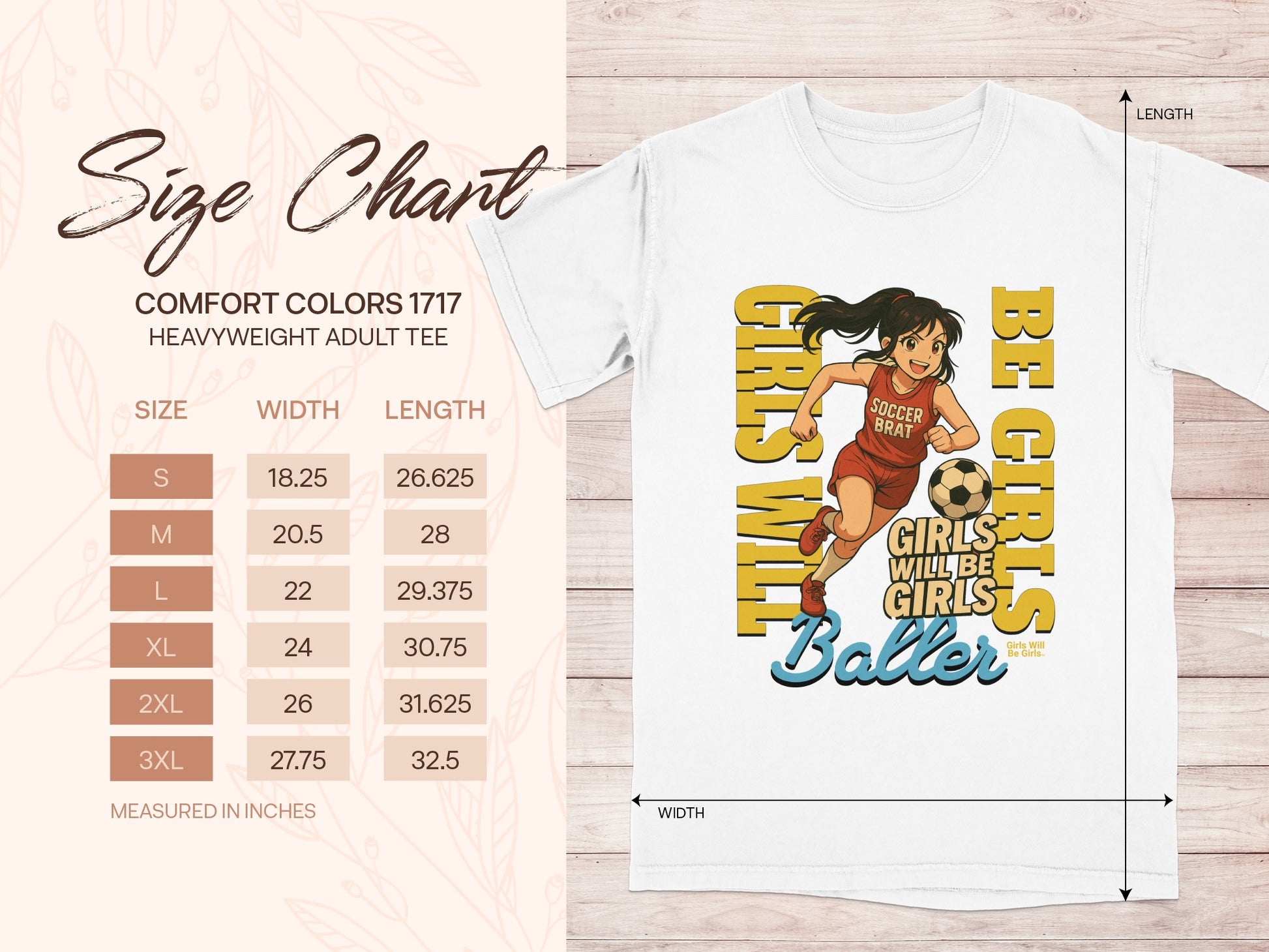 Girls Will Be Girls Baller Heavyweight Tee Shirt product