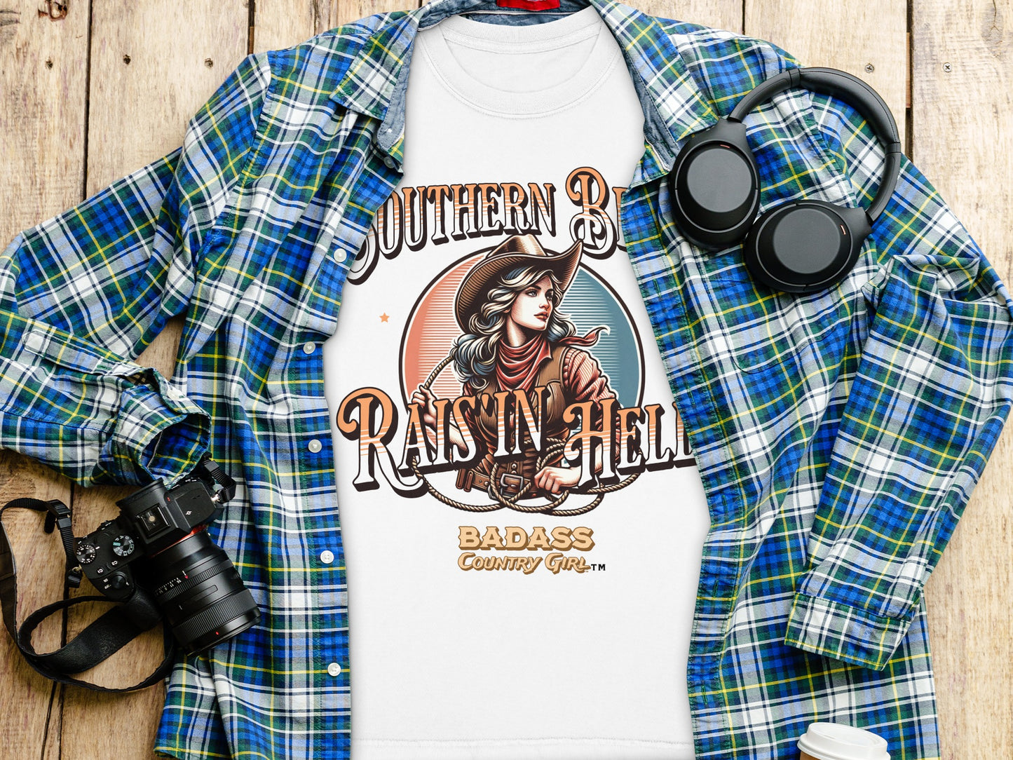 Southern Belle Raisin Hell Badass Country Girl product type