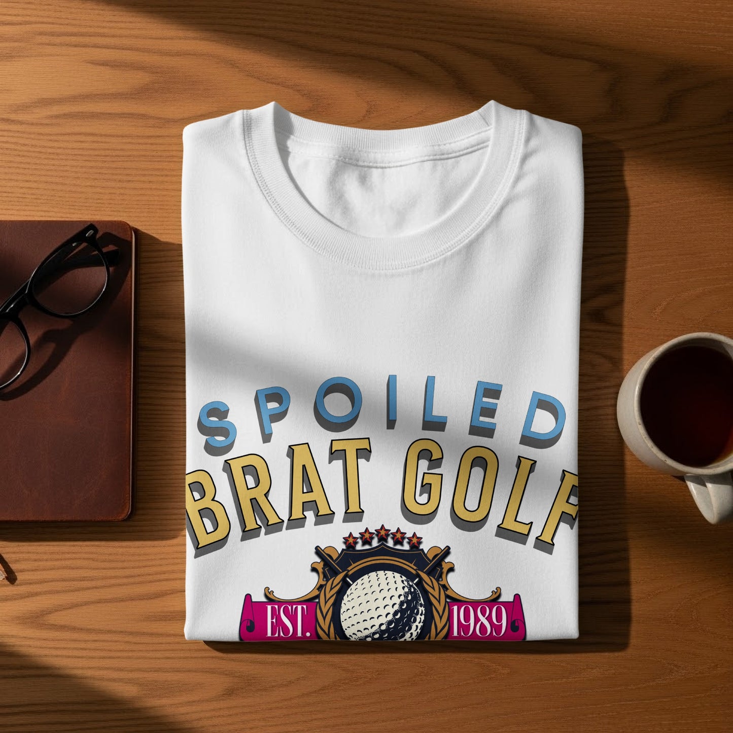 Spoiled Brat Golf Est 1989 Graphic Tee Shirt product