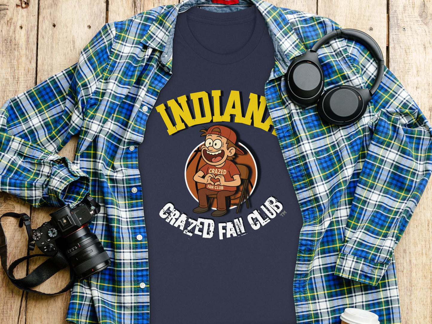 Indiana Crazed Fan Club Exclusive Men's T-shirt Product