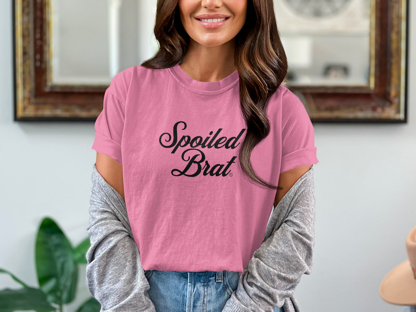 Spoiled Brat Statement T-Shirt Stylish Graphic product