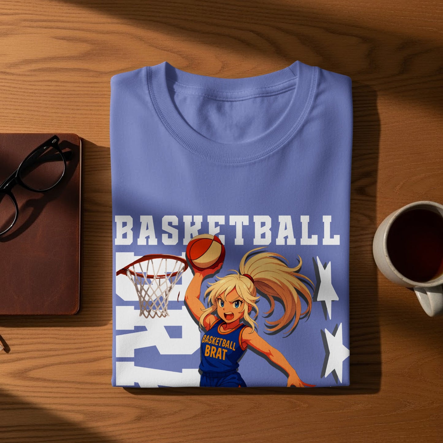 Basketball Brat Graphic Tee Shirt Sporty Apparel product