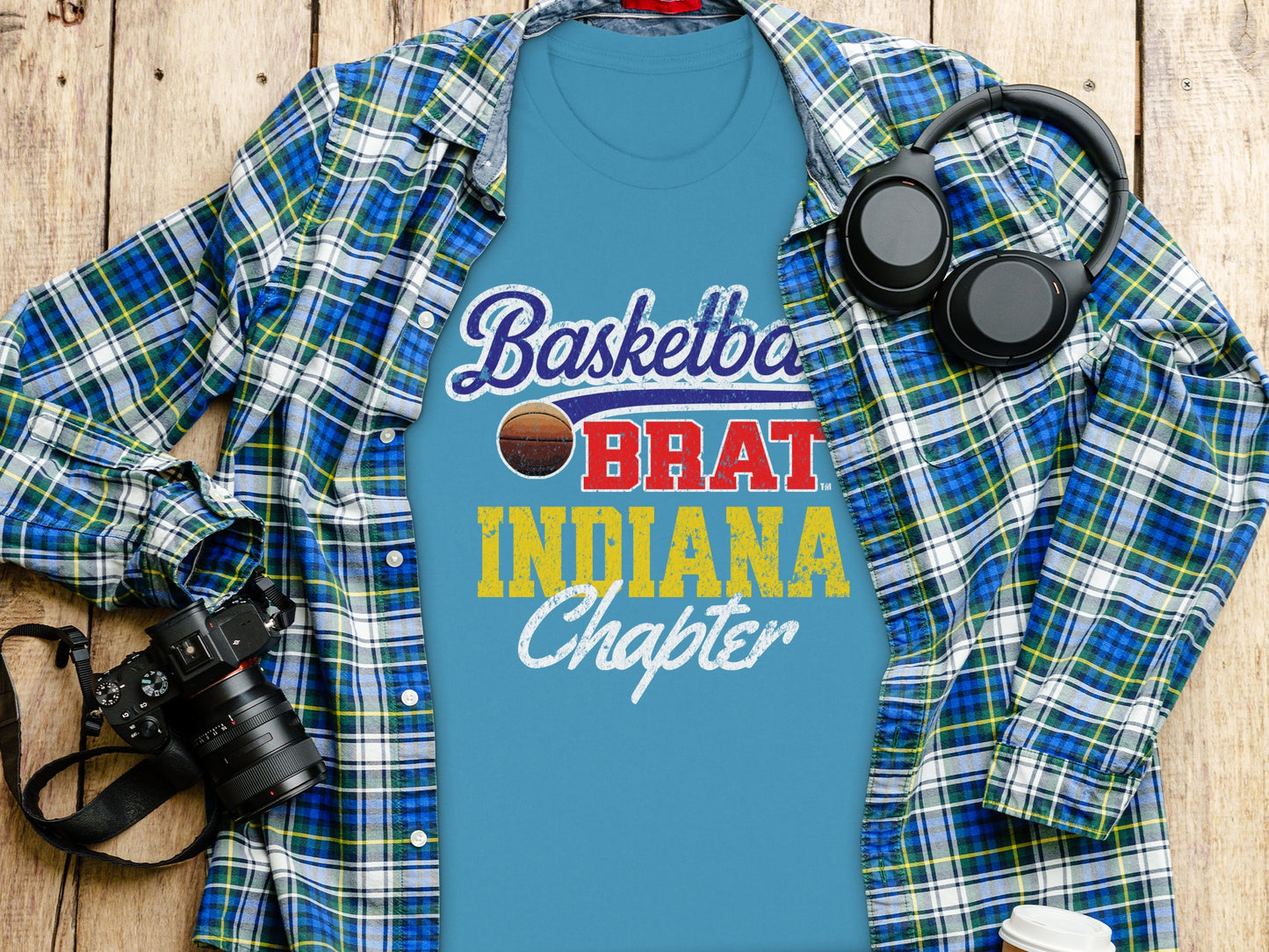 Basketball Brat Indiana Chapter Graphic Shirt product