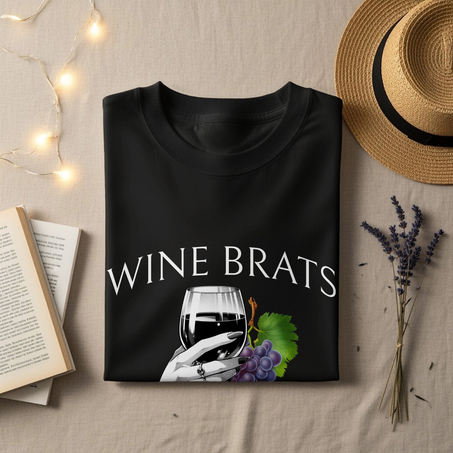 Wine Brats Graphic Unisex Short Sleeve T-Shirt product