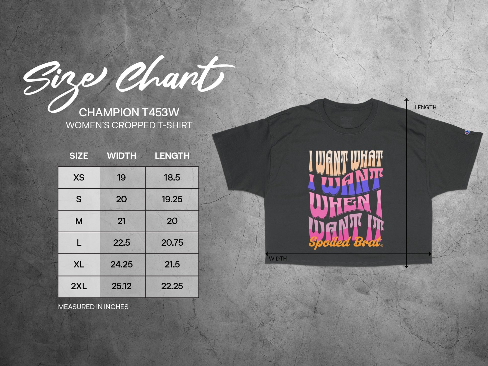 I Want What I Want Women's Cropped T-shirt product type