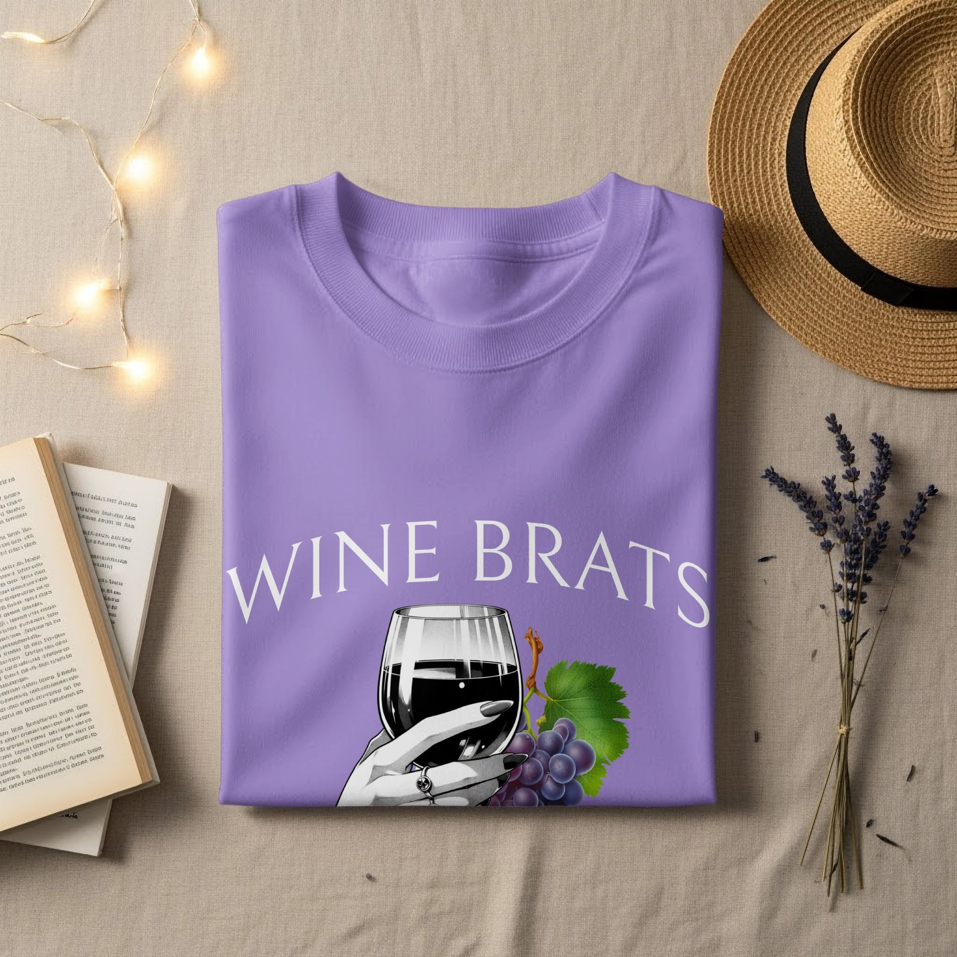 Wine Brats Graphic Design T-Shirt product type