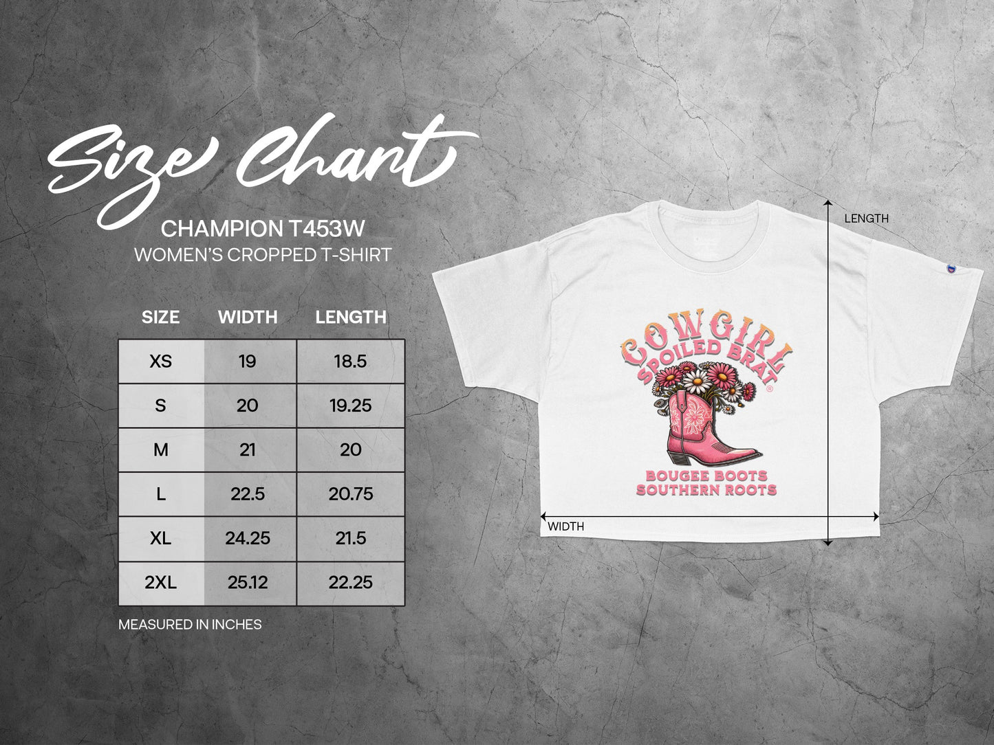 Cowgirl Boots and Southern Roots Cropped T-shirt product type