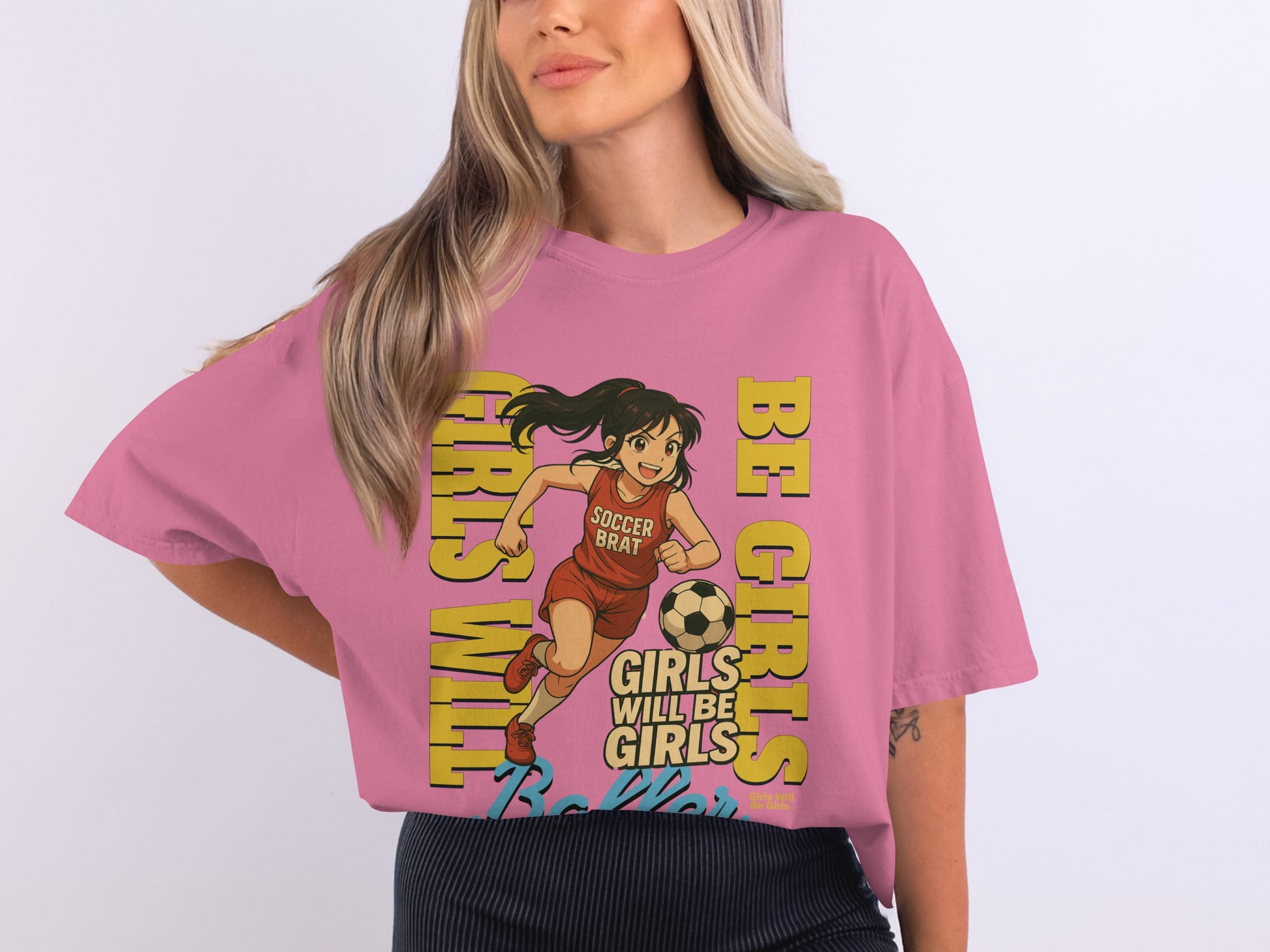 Soccer Brat Girls Will Be Girls Graphic T-Shirt product type
