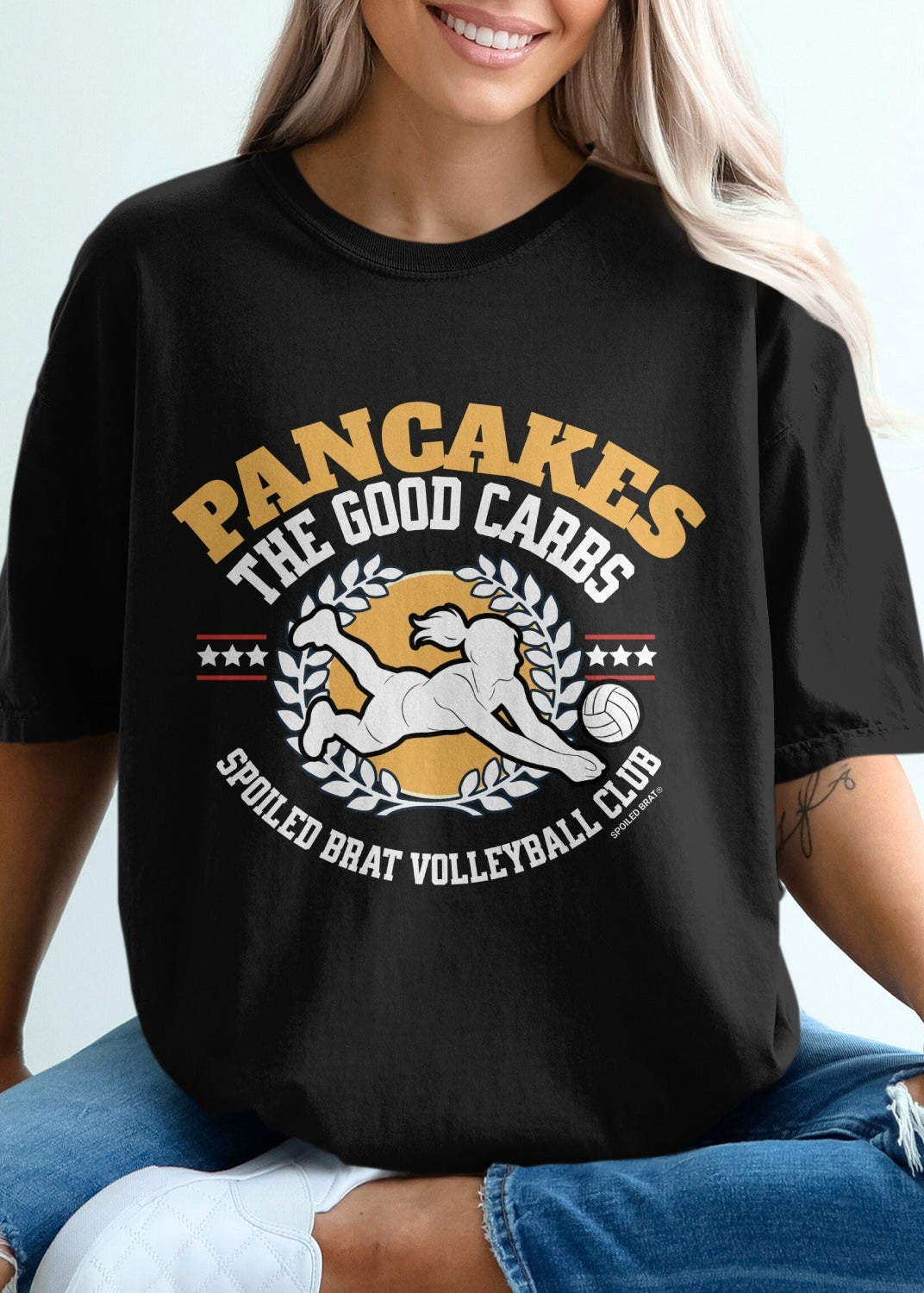 Pancakes The Good Carbs Volleyball Club product type