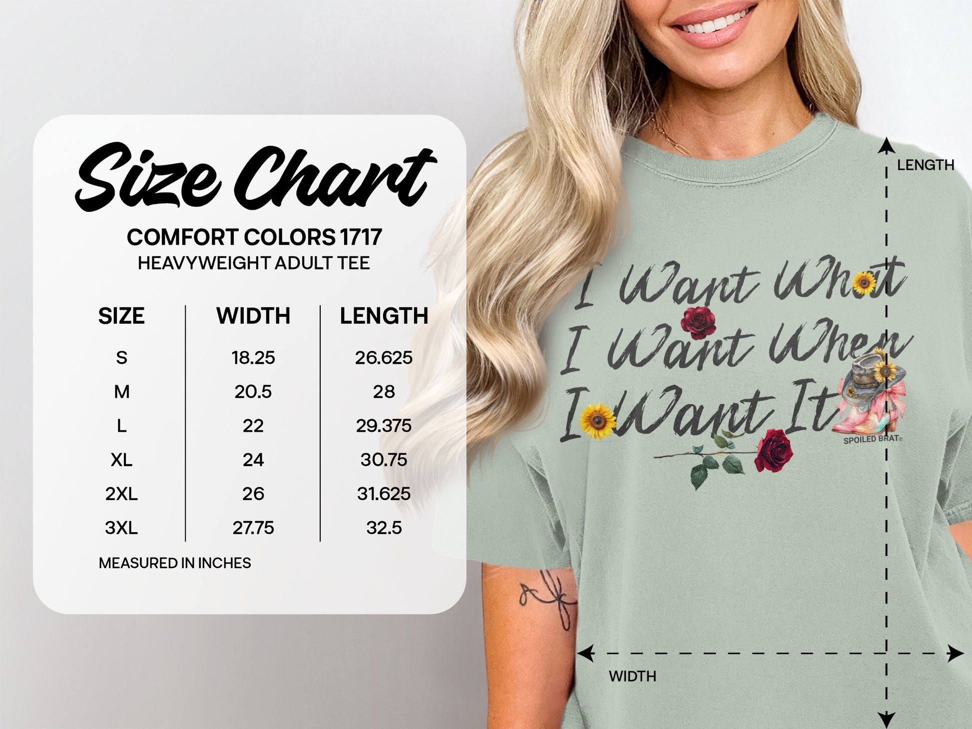 I Want What I Want When I Want It Tee product type