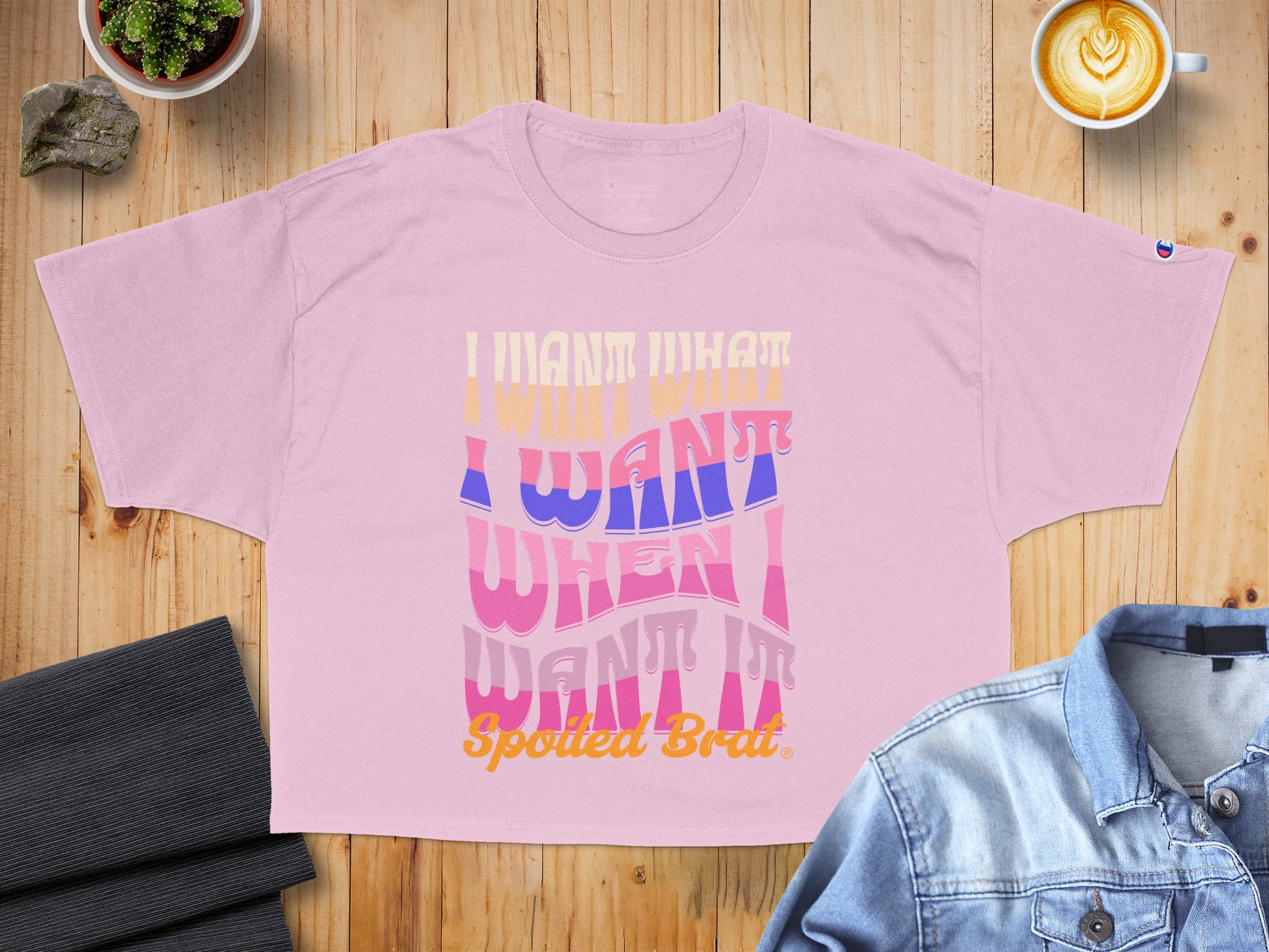 I Want I Want Spotted Brat Graphic T-shirt product