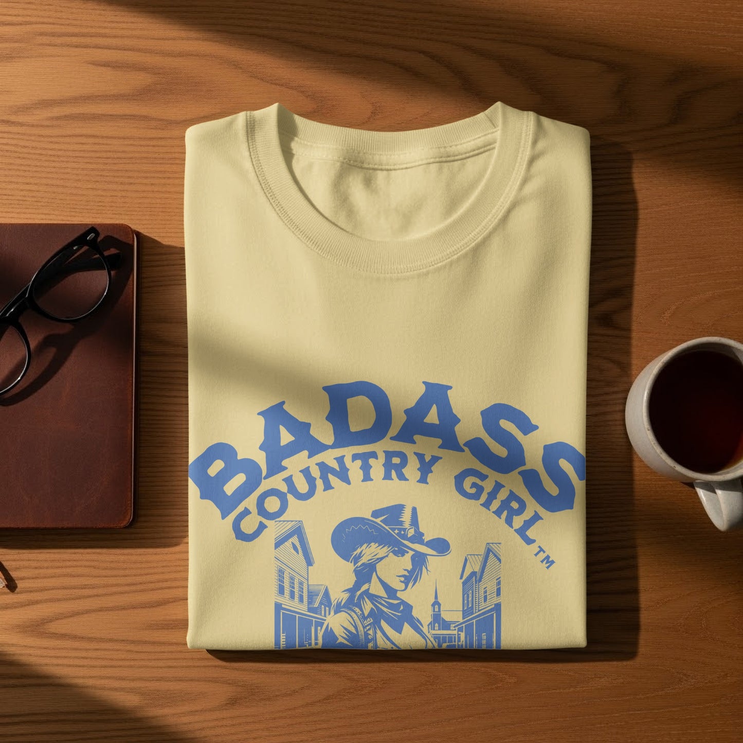 Badass Country Girl Graphic Tee Shirt product type