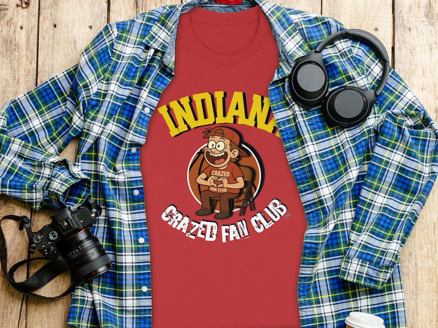 Indiana Crazed Fan Club Graphic Shirt product type