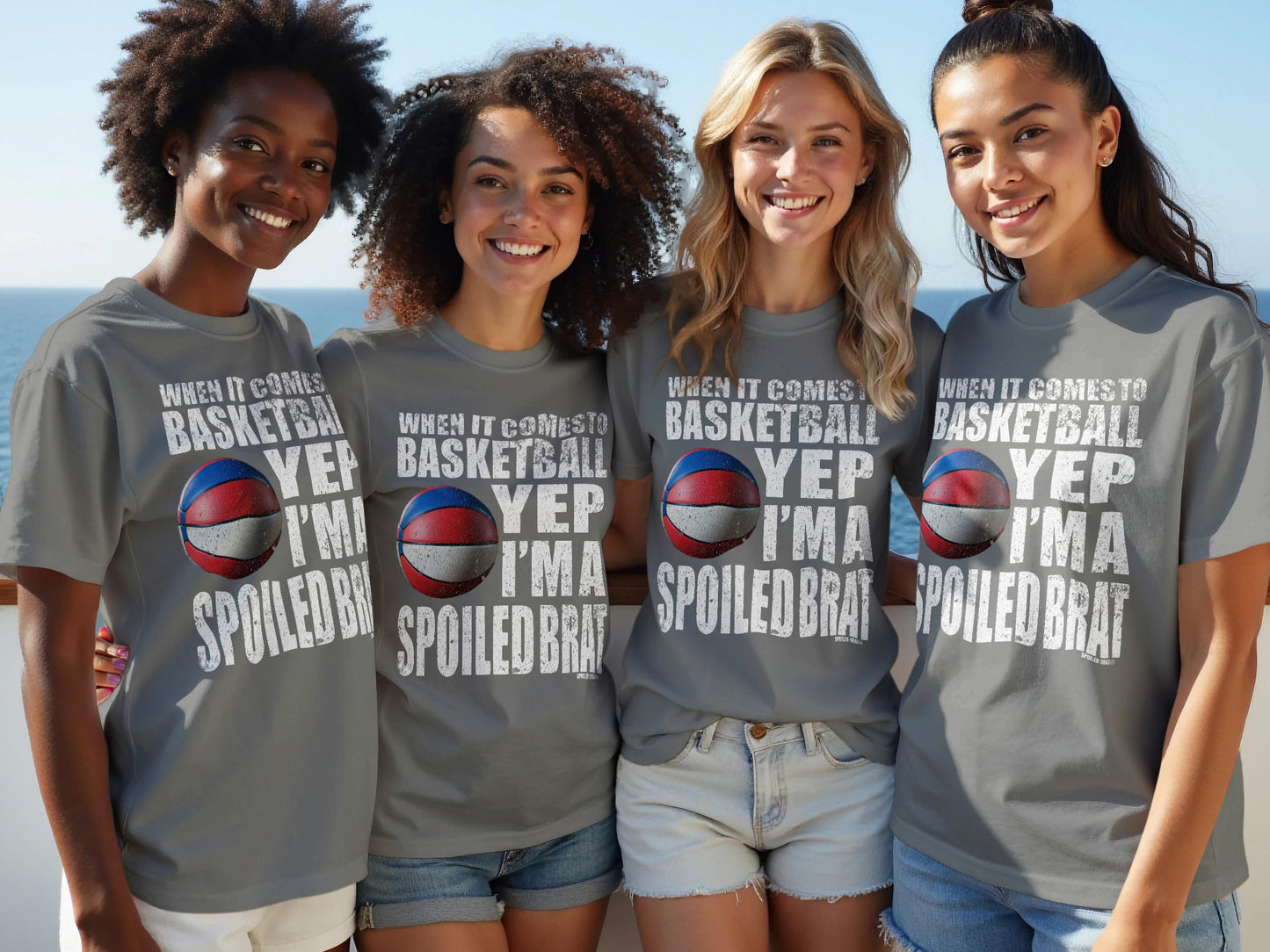 When It Comes To Basketball Spoiled Brat T-Shirt product