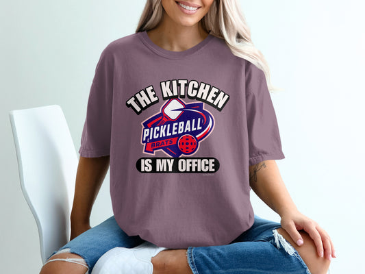The Kitchen Is My Office Pickleball Brats T-Shirt