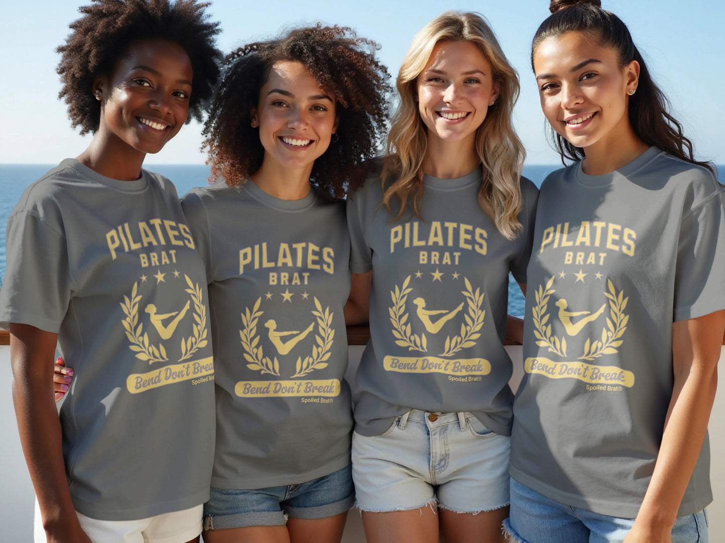 Pilates Brat Bend Don't Break Graphic Tee product