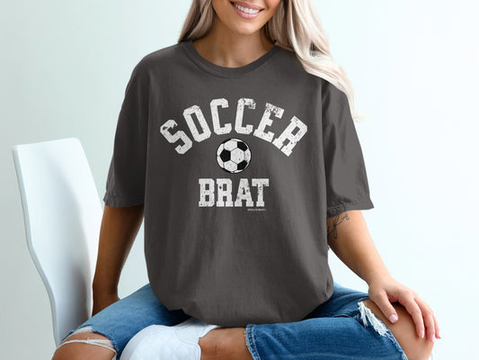 Soccer Brat Fun Graphic Tees Soccer Lover Shirt
