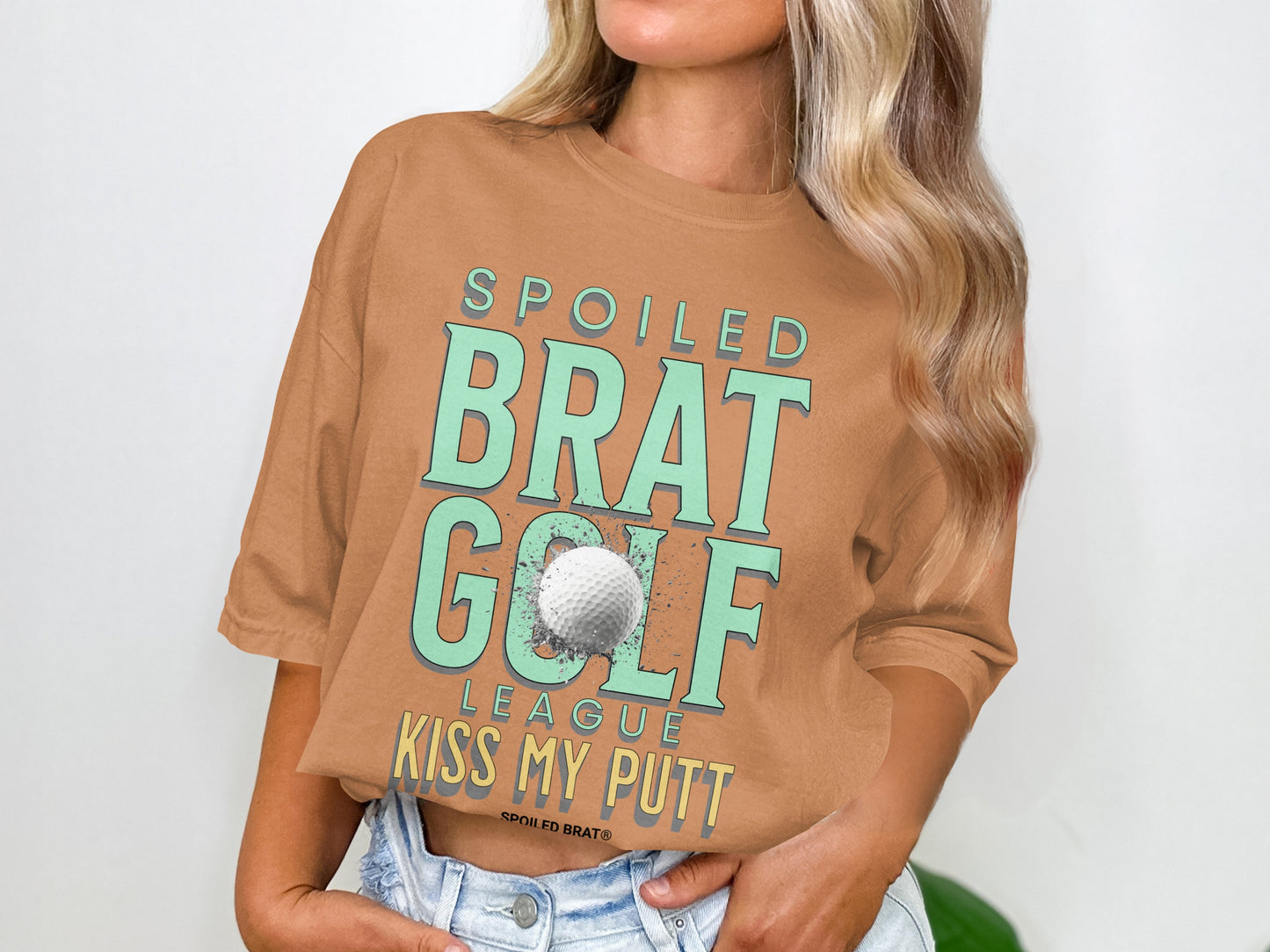Spoiled Brat Golf League Kiss My Putt Shirt product type