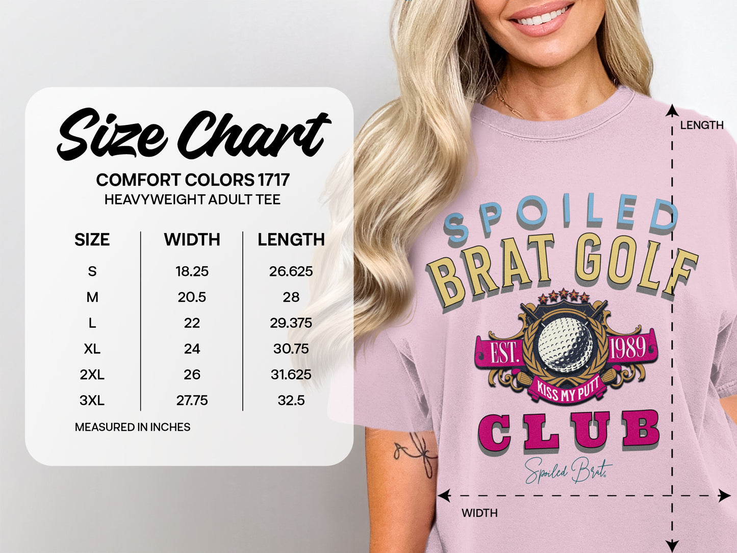 Spoiled Brat Golf Club Graphic Print Adult Tee product
