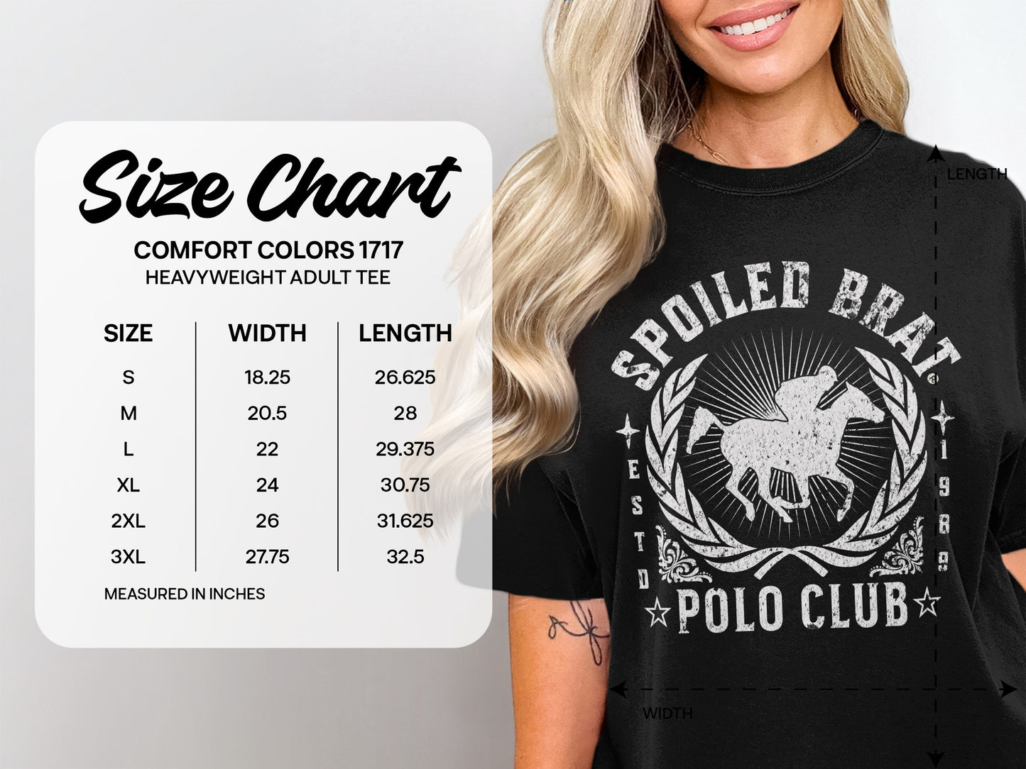 Spoiled Brat Polo Club Heavyweight Adult Tee product