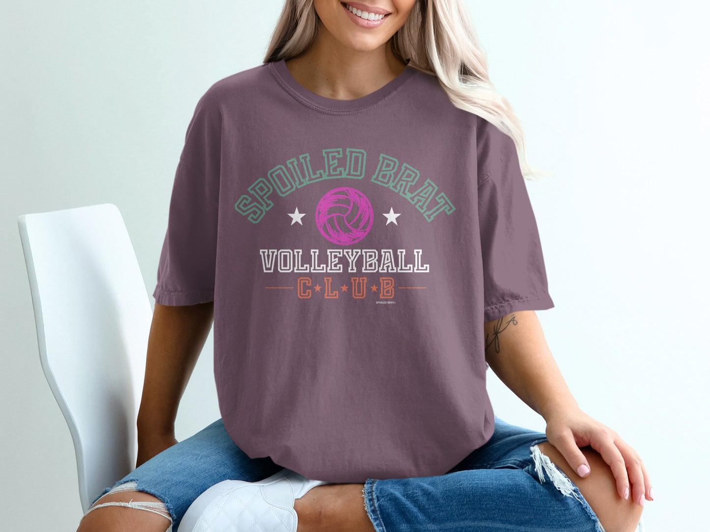 Spoiled Brat Volleyball Club Graphic T-shirt product type