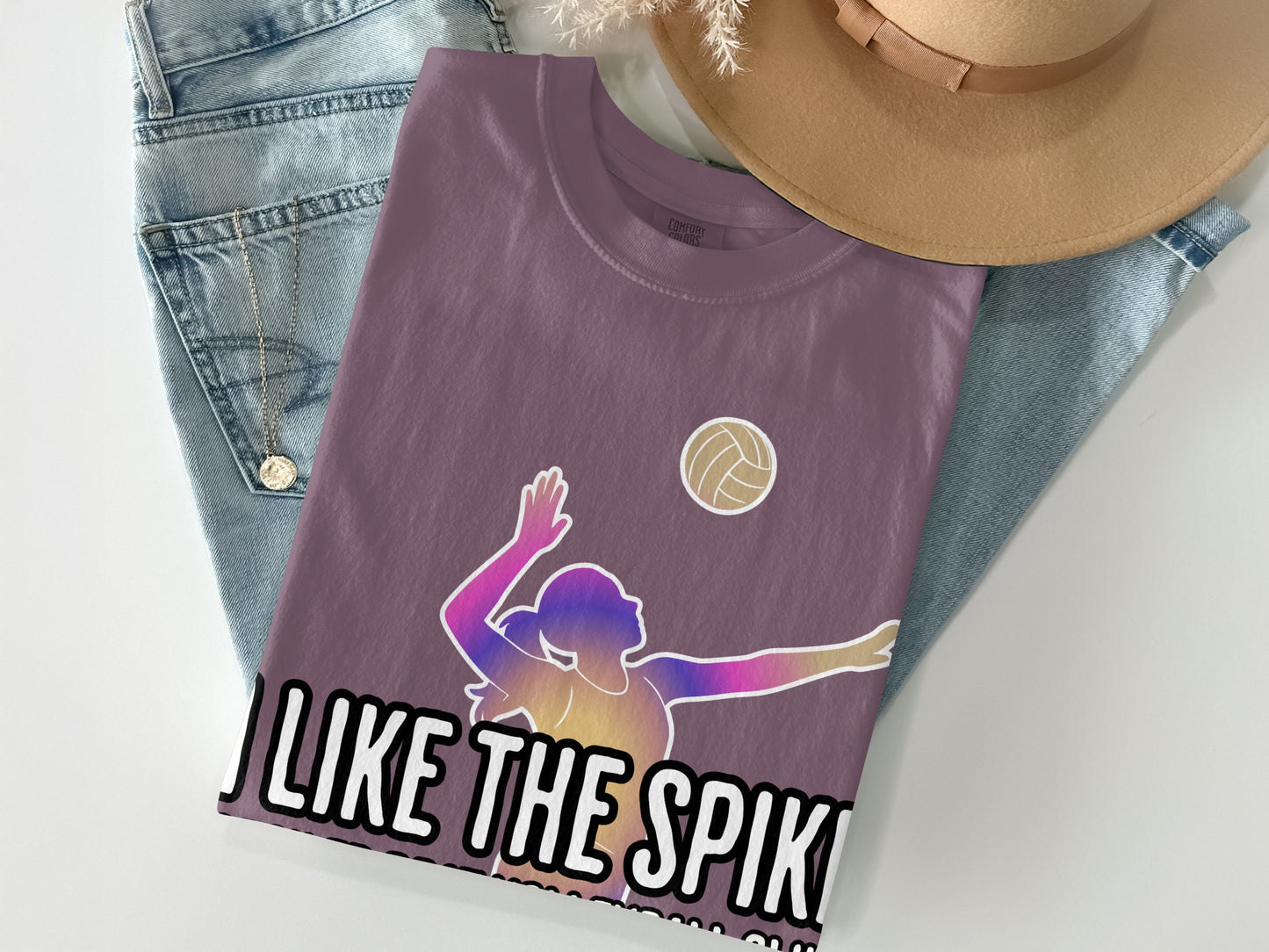 Volleyball Themed I Like The Spike T-Shirt product