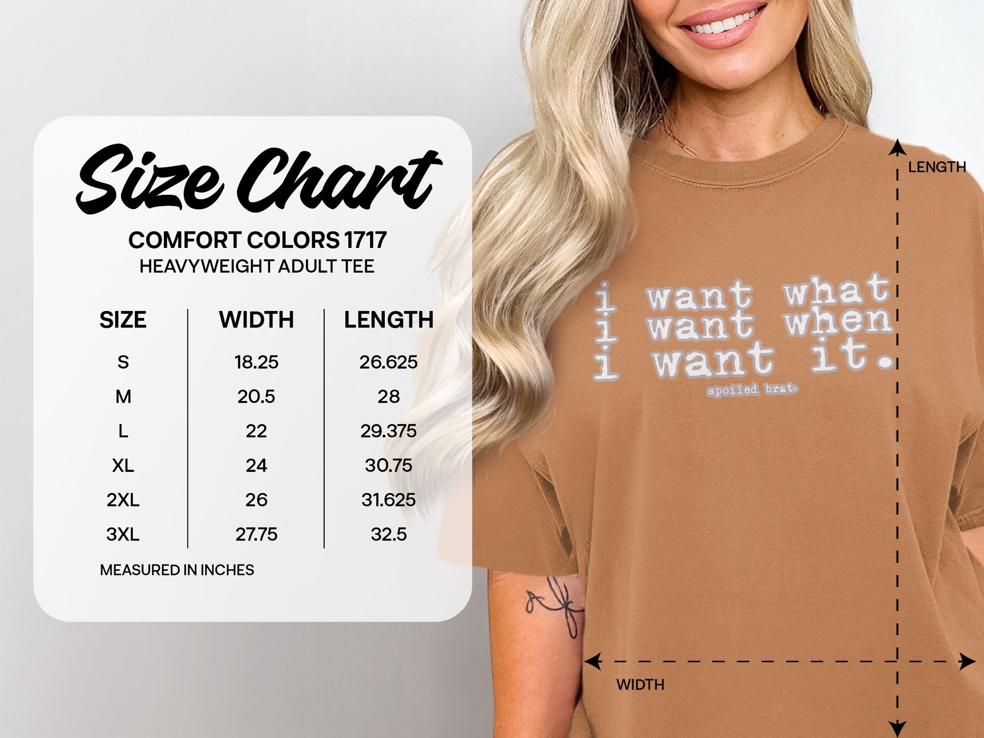 I Want What I Want When I Want It Tee product