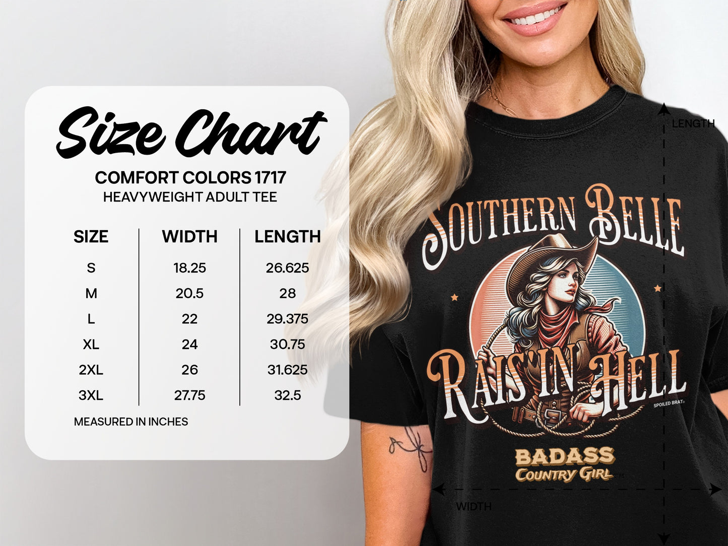 Southern Belle Raisin Hell Badass Country Girl product