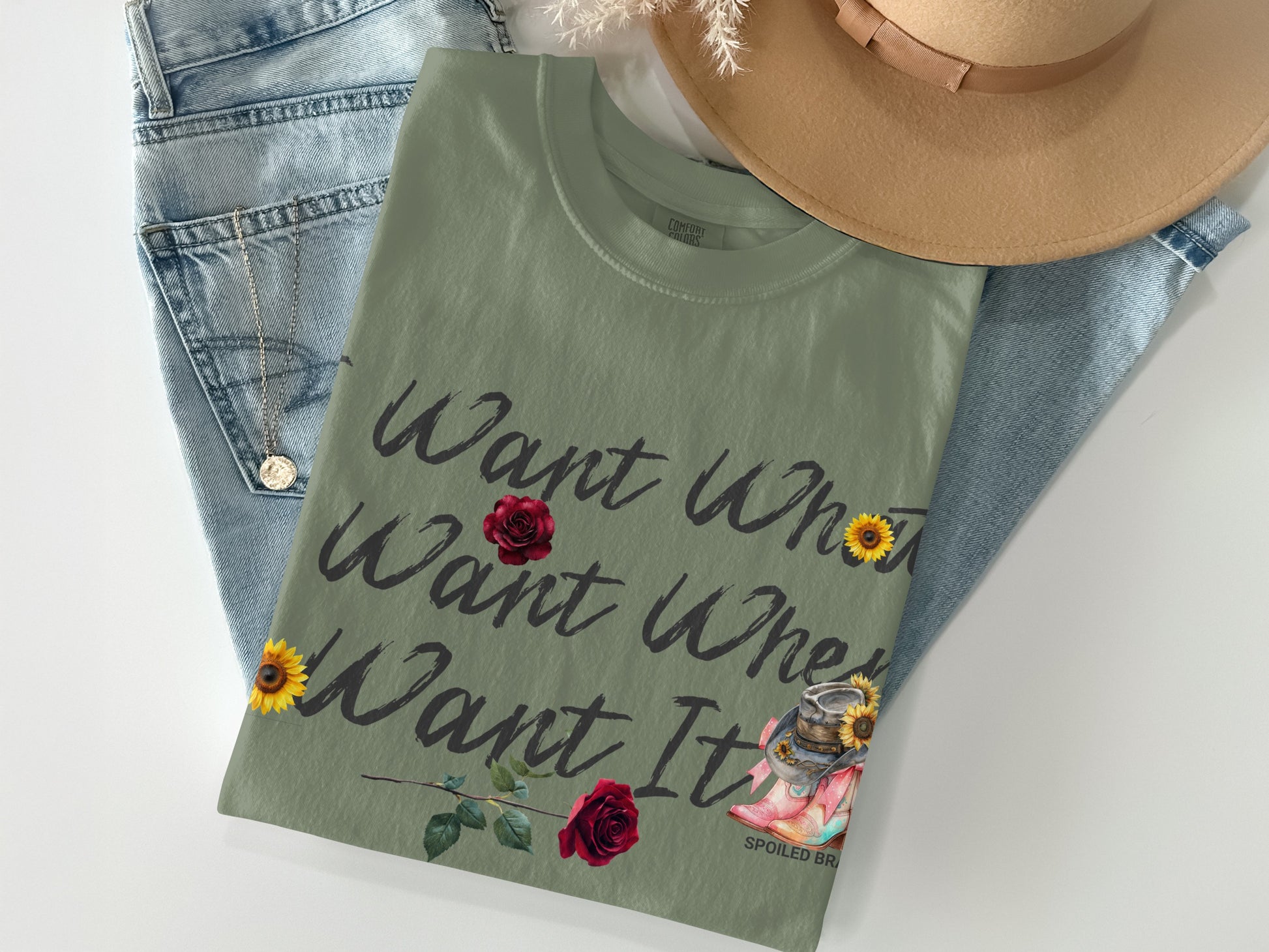 Want What Want Who Want It Statement Graphic Shirt product
