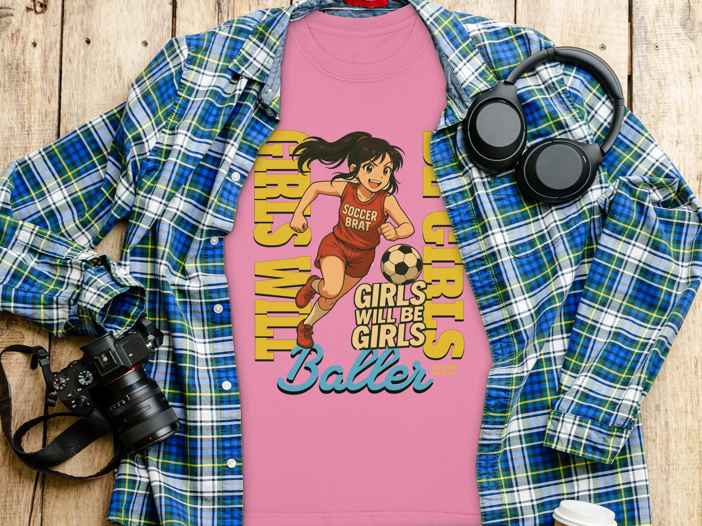 Girls Will Be Girls Baller Graphic T-Shirt product type