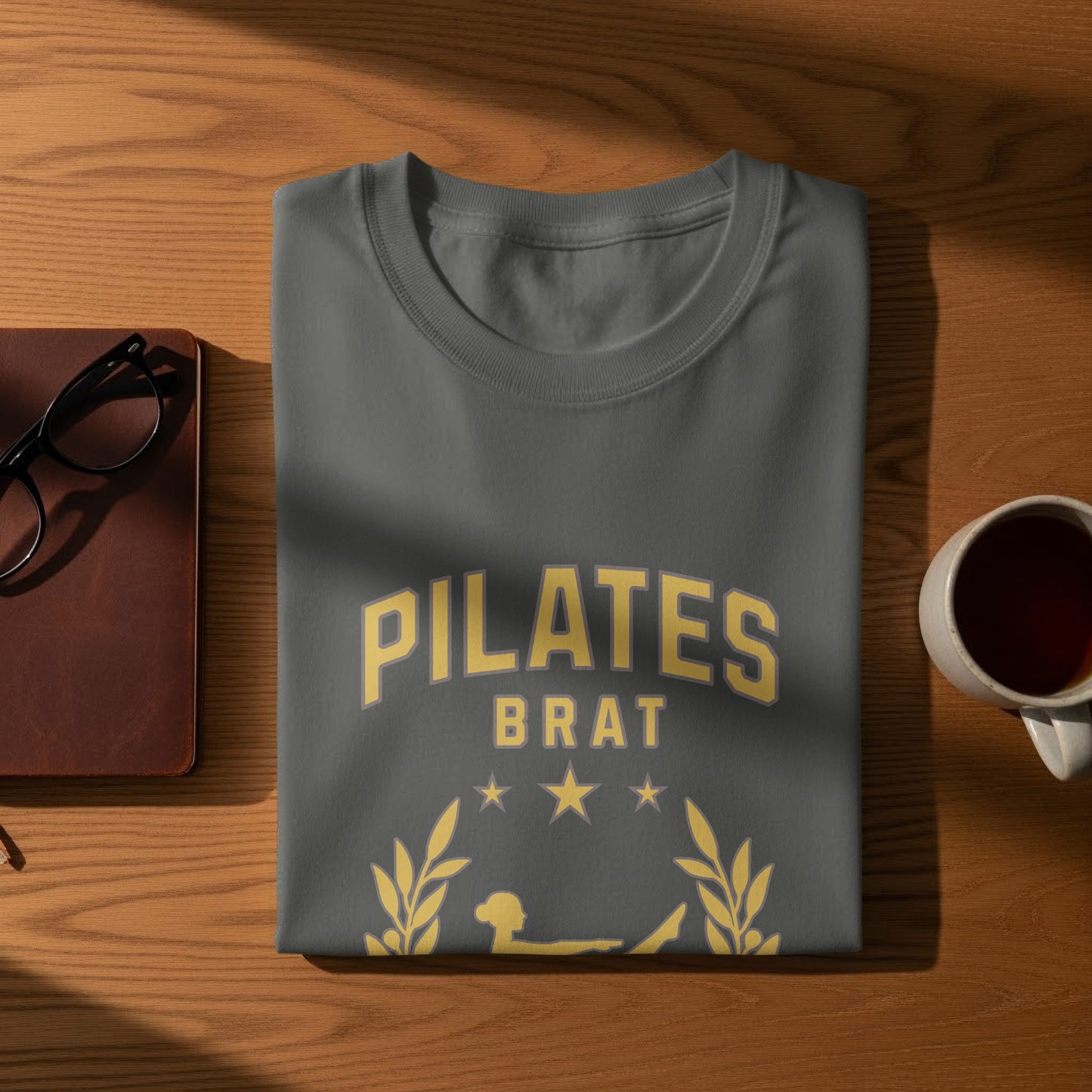 Pilates Brat Graphic Tee Comfortable Fit product type