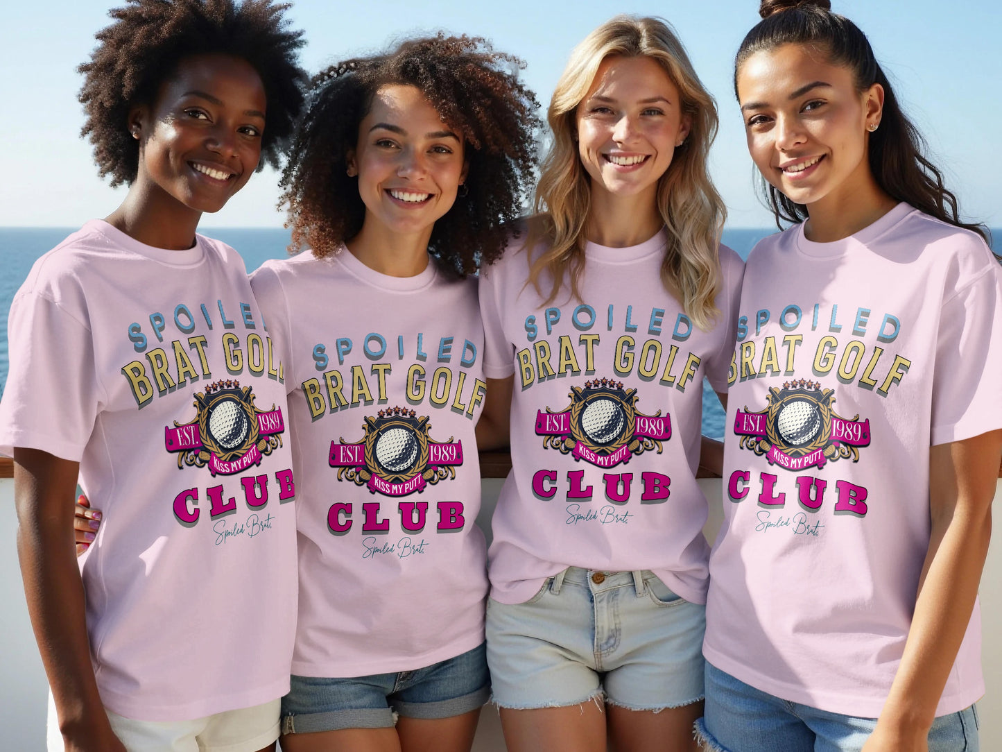 Spoiled Brat Golf Club Illustrated Fun Graphic Shirt product