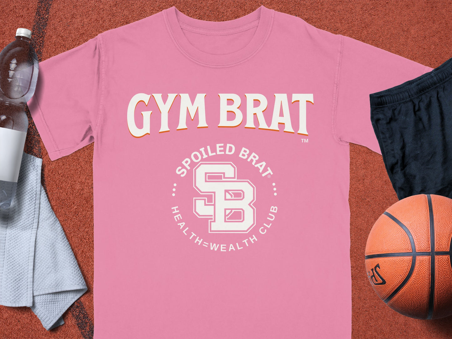 Gym Brat Spoiled Brat Health=Wealth Club shirt product