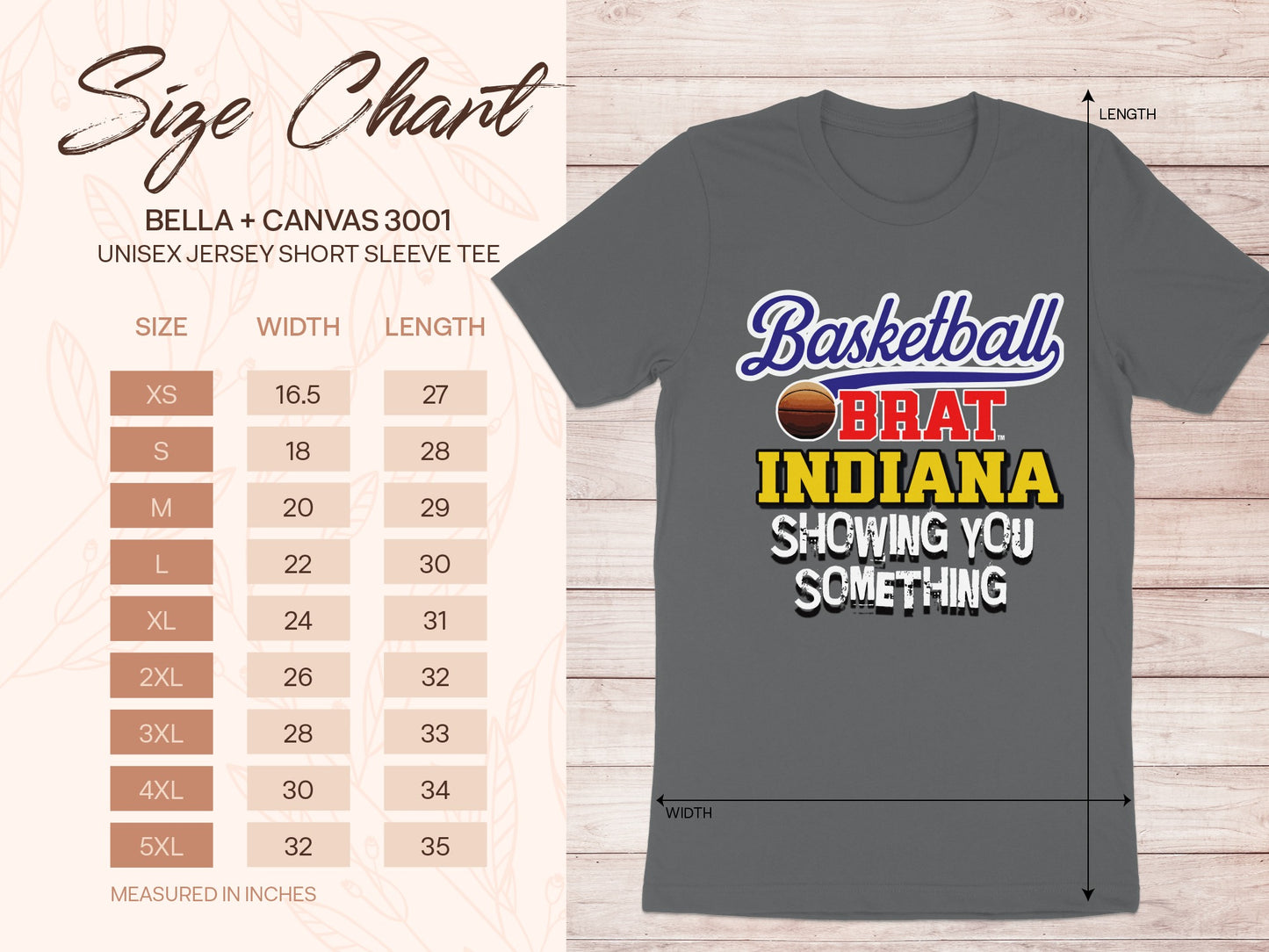 Basketball Brat Indiana Showing You Something Tee product