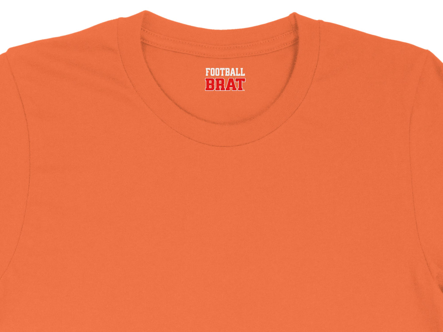 Football Brat Orange Graphic Tee Product