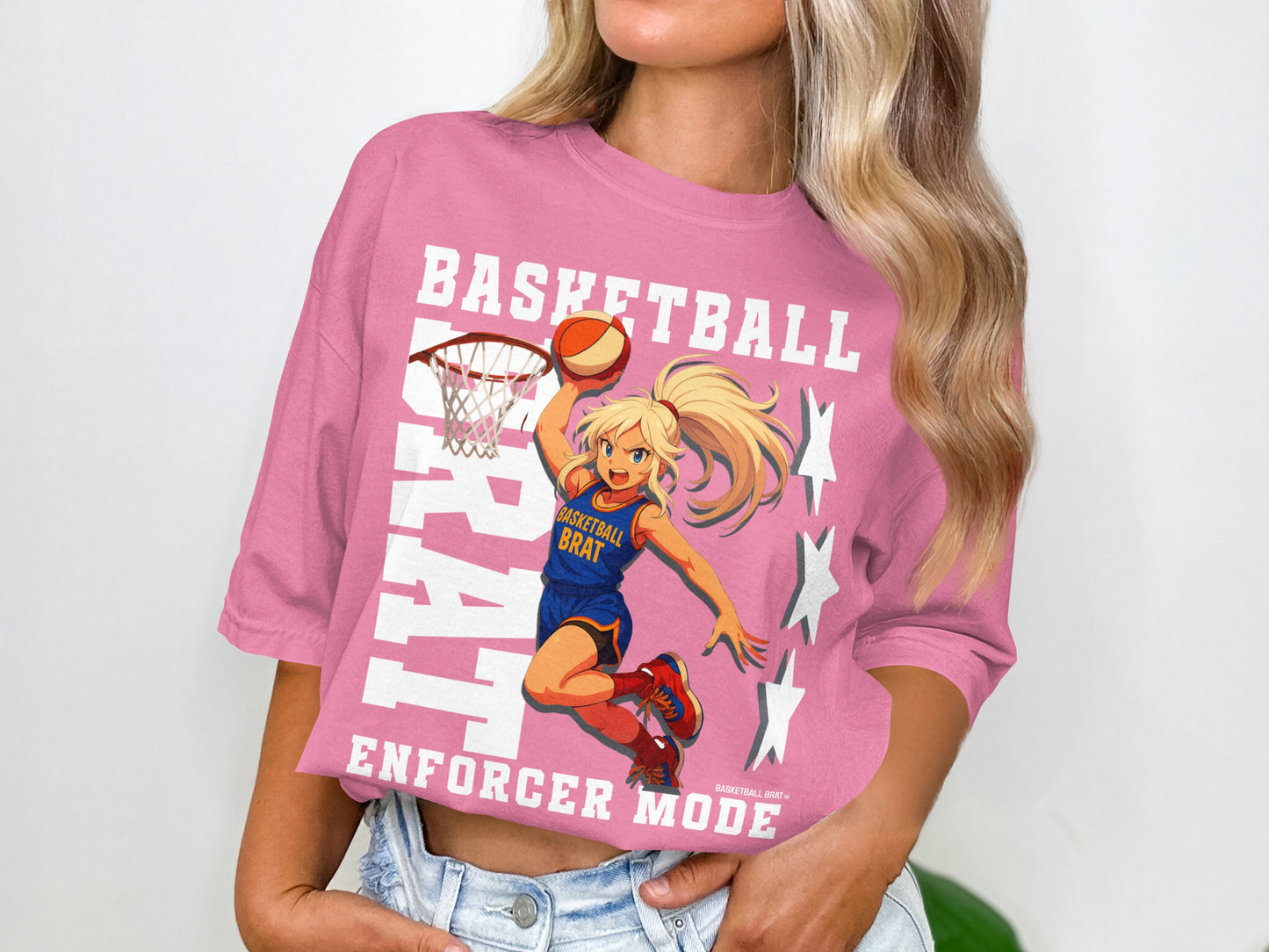 Basketball Brat Enforcer Mode Graphic T-Shirt product