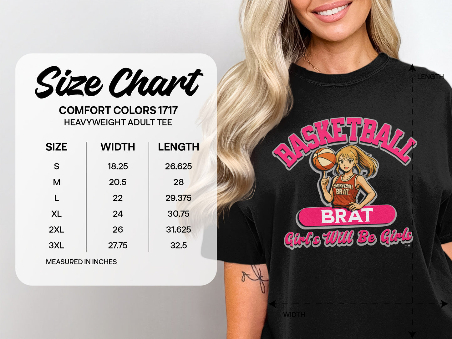 Basketball Brat Girls Will Be Girls Graphic Tee product