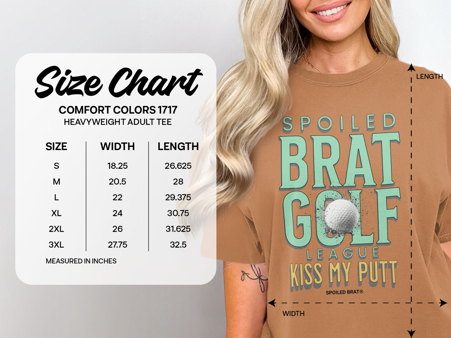 Spoiled Brat Golf League Kiss My Putt Tee product