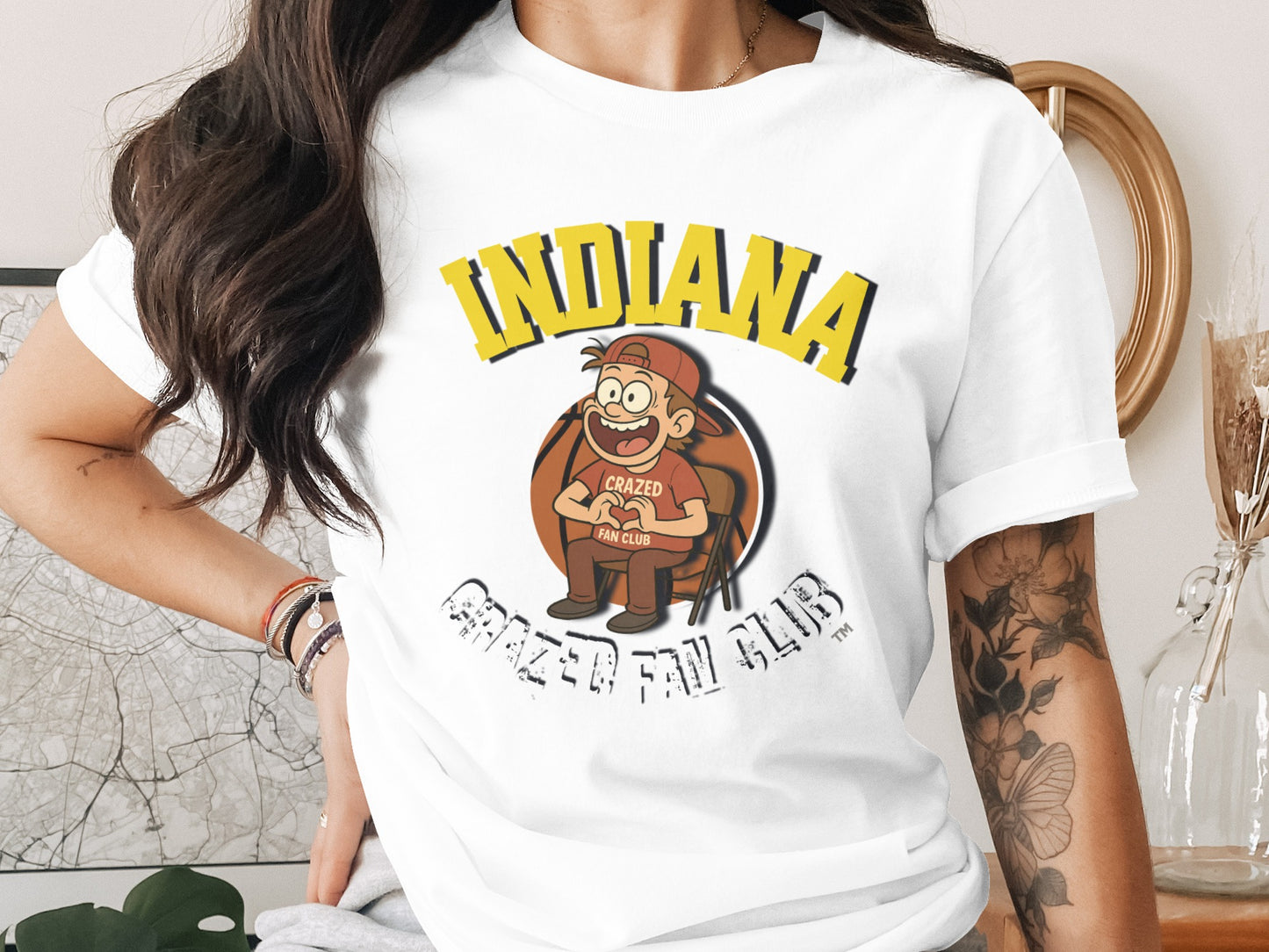 Indiana Crazed Fan Club Graphic T-Shirt product type