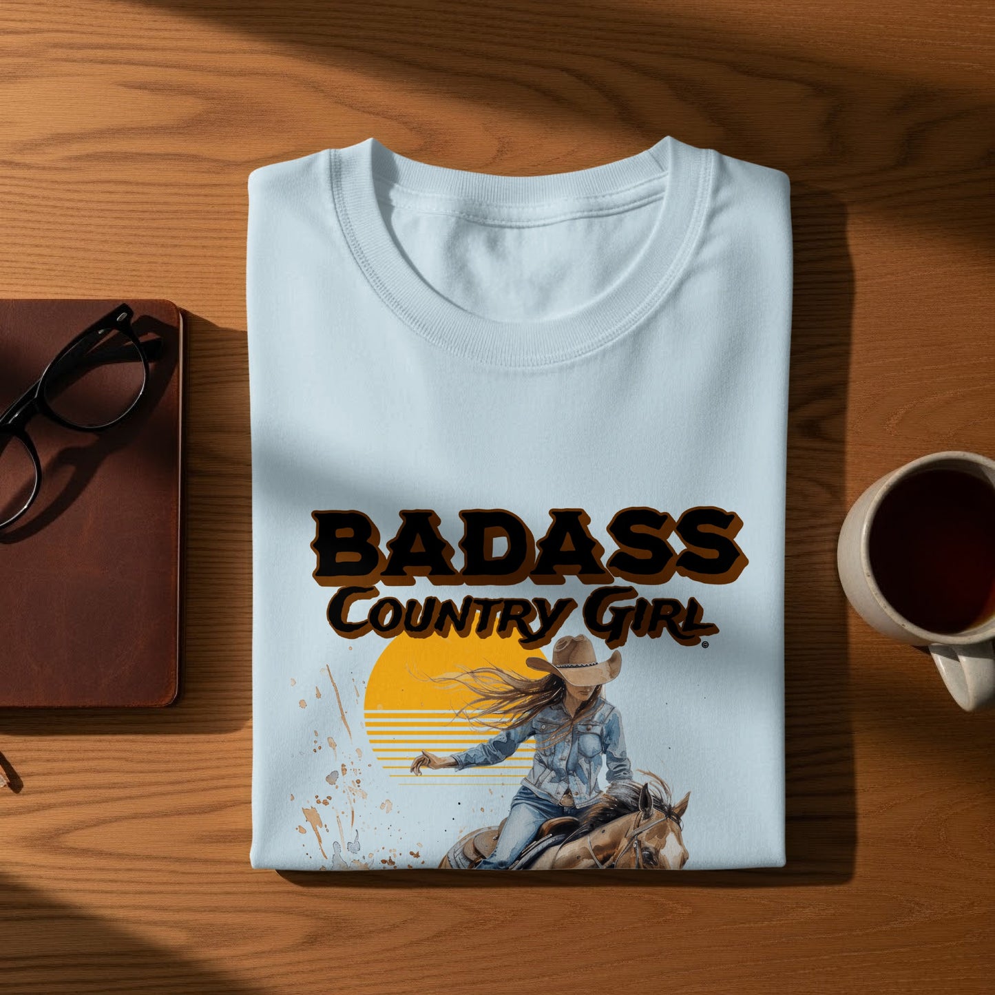 Badass Country Girl Graphic t-shirt product type