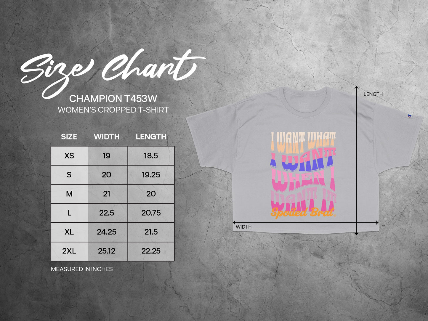 I Want What I Want When I Want It T-shirt product type